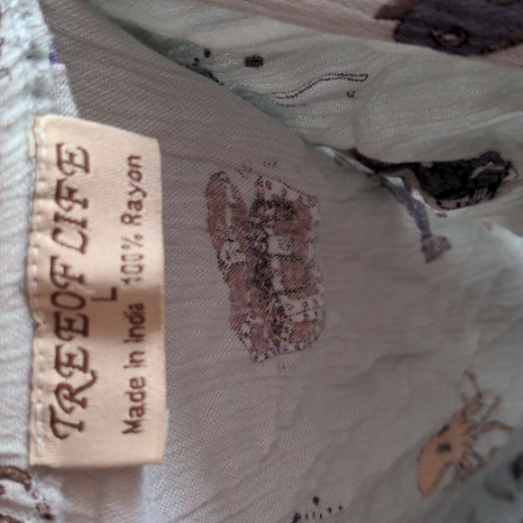 Tree of life under the sea pattern slip style dress in AU L - Picture 5 of 5